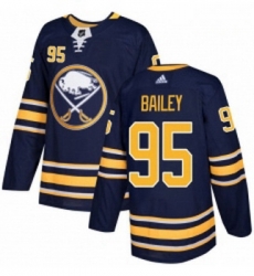 Youth Adidas Buffalo Sabres 95 Justin Bailey Premier Navy Blue Home NHL Jersey 