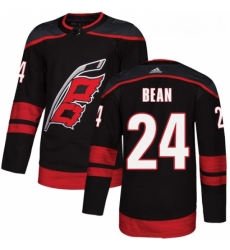 Youth Adidas Carolina Hurricanes 24 Jake Bean Premier Black Alternate NHL Jersey 