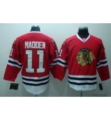 Chicago Blackhawks 11 John Madden Red Jerseys