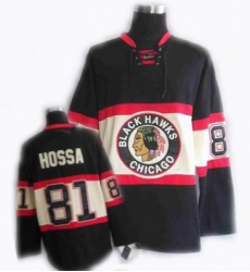 Chicago Blackhawks #81 Marian Hossa NEW Third jersey black