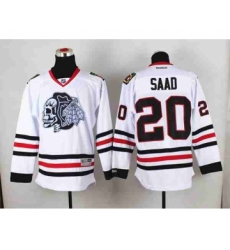 nhl jerseys chicago blackhawks #20 saad white-1[the skeleton head]