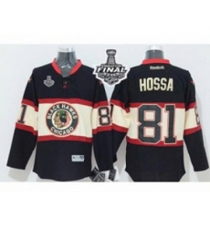 youth nhl jerseys chicago blackhawks #81 hossa black [New Third][2015 stanley cup]