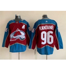 Men Colorado Avalanche 96 Mikko Rantanen Burgundy Stitched Jersey