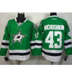 Dallas Stars 43 Valeri Nichushkin Green Stitched NHL Jersey