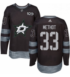 Mens Adidas Dallas Stars 33 Marc Methot Premier Black 1917 2017 100th Anniversary NHL Jersey 