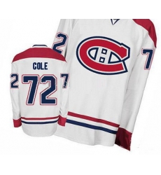 2011 Montreal Canadiens NHL Hockey Jerseys #72 Cole White Authentic Jersey