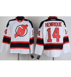 New Jersey Devils 14 Adam Henrique White Hockey NHL Jerseys