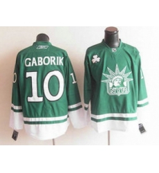 NHL Jerseys New York Rangers #10 gaborik green