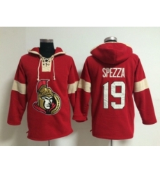 NHL Ottawa Senators #19 Jason Spezza Red jerseys(Pullover Hoodie)