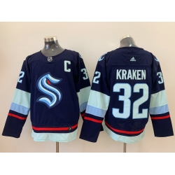 Seattle Kraken 32 Kraken Navy Adidas Jersey