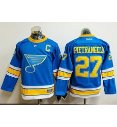 Blues #27 Alex Pietrangelo Light Blue 2017 Winter Classic Stitched Youth NHL Jersey