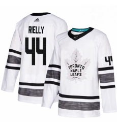 Mens Adidas Toronto Maple Leafs 44 Morgan Rielly White 2019 All Star Game Parley Authentic Stitched NHL Jersey 