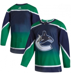 Men Vancouver Canucks Blank Green 2020 21 Reverse Retro Adidas Jersey