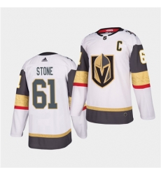 Golden Knights 61 Mark Stone 2021 Captain White Jersey