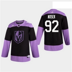 Men Golden Knights Tomas Nosek 92 Hockey Fights Cancer Practice Jersey