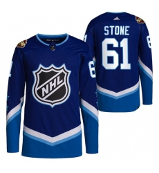 Men Vegas Golden Knights 61 Mark Stone 2022 All Star Blue Stitched Jersey