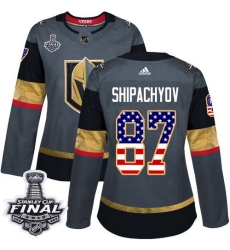 womens vadim shipachyov vegas golden knights jersey gray adidas 87 nhl 2018 stanley cup final authentic usa flag fashion