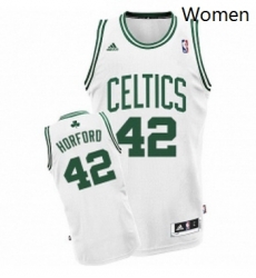 Womens Adidas Boston Celtics 42 Al Horford Swingman White Home NBA Jersey