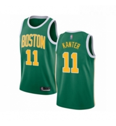 Womens Boston Celtics 11 Enes Kanter Green Swingman Jersey Earned Edition 