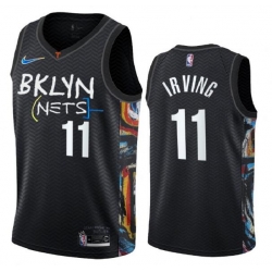 Youth Brooklyn Nets 11 Kevin Irving 2020 New City Edition NBA Jersey