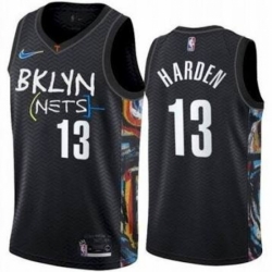 Youth Brooklyn Nets James Harden Black City Edition Jersey