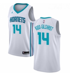 Womens Nike Jordan Charlotte Hornets 14 Michael Kidd Gilchrist Authentic White NBA Jersey Association Edition