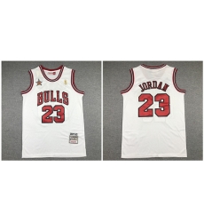 Bulls 23 Michael Jordan White 1998 All Star Hardwood Classics Jersey