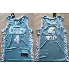 Men Cleveland Cavaliers 4 Evan Mobley Light Blue 2024 City Edition Stitched Jersey