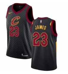 Youth Nike Cleveland Cavaliers 23 LeBron James Swingman Black Alternate NBA Jersey Statement Edition