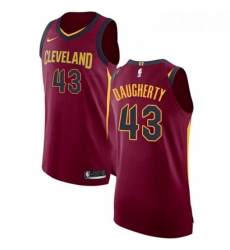 Youth Nike Cleveland Cavaliers 43 Brad Daugherty Authentic Maroon Road NBA Jersey Icon Edition