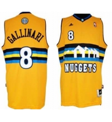 Men Denver Nuggets #8 Danilo Gallinari Revolution 30 Swingman Jersey