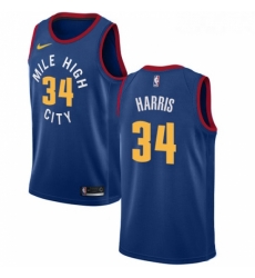 Womens Nike Denver Nuggets 34 Devin Harris Swingman Light Blue Alternate NBA Jersey Statement Edition 