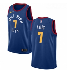 Womens Nike Denver Nuggets 7 Trey Lyles Authentic Light Blue Alternate NBA Jersey Statement Edition 