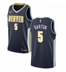 Youth Nike Denver Nuggets 5 Will Barton Swingman Navy Blue Road NBA Jersey Icon Edition