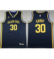 Men Golden State Warriors 30 Stephen Curry Black Stitched Basketball Jersey