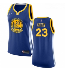 Womens Nike Golden State Warriors 23 Draymond Green Swingman Royal Blue Road NBA Jersey Icon Edition