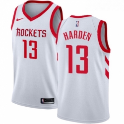 Womens Nike Houston Rockets 13 James Harden Swingman White Home NBA Jersey Association Edition