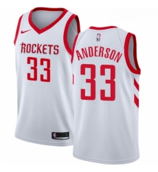 Youth Nike Houston Rockets 33 Ryan Anderson Swingman White Home NBA Jersey Association Edition