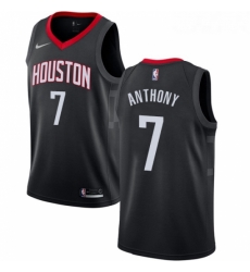 Youth Nike Houston Rockets 7 Carmelo Anthony Swingman Black NBA Jersey Statement Edition 