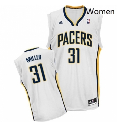 Womens Adidas Indiana Pacers 31 Reggie Miller Swingman White Home NBA Jersey