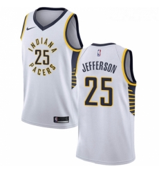 Womens Nike Indiana Pacers 25 Al Jefferson Swingman White NBA Jersey Association Edition