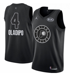 Youth Nike Jordan Indiana Pacers 4 Victor Oladipo Swingman Black 2018 All Star Game NBA Jersey 