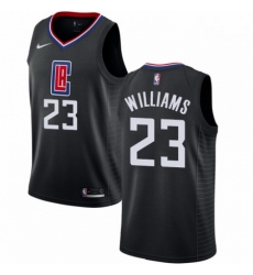 Mens Nike Los Angeles Clippers 23 Louis Williams Authentic Black Alternate NBA Jersey Statement Edition 