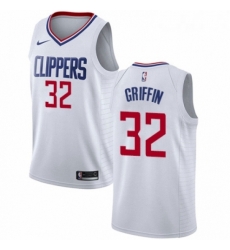 Womens Nike Los Angeles Clippers 32 Blake Griffin Authentic White NBA Jersey Association Edition