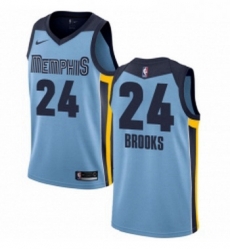 Womens Nike Memphis Grizzlies 24 Dillon Brooks Swingman Light Blue NBA Jersey Statement Edition 