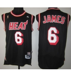 Men Miami Heat #3 Dwyane Wade ABA Hardwood Classics Swingman Black Jersey