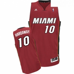 Mens Adidas Miami Heat 10 Tim Hardaway Swingman Red Alternate NBA Jersey