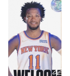 Men Nike New York Knicks Jalen Brunson White 75th anniversary Home Stitched NBA jersey