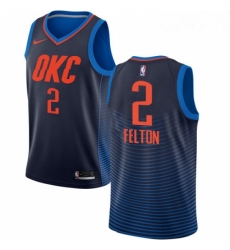 Womens Nike Oklahoma City Thunder 2 Raymond Felton Authentic Navy Blue NBA Jersey Statement Edition 