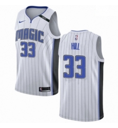 Mens Nike Orlando Magic 33 Grant Hill Swingman NBA Jersey Association Edition